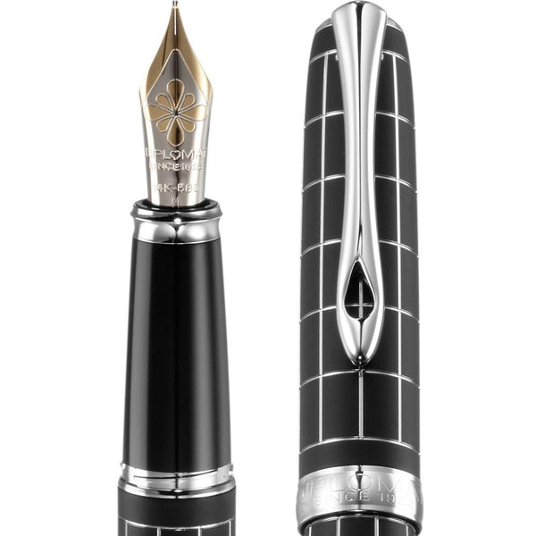 Diplomat, Fountain Pen, A plus, 14 Karat Gold Nib, Lapis-2