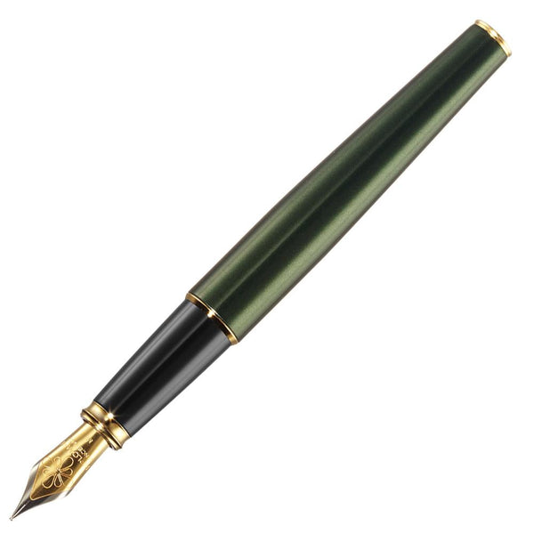 Diplomat, Fountain Pen, Excellence A2, Gold Plated, Evergreen-1