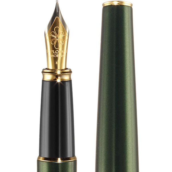 Diplomat, Fountain Pen, Excellence A2, Gold Plated, Evergreen-2
