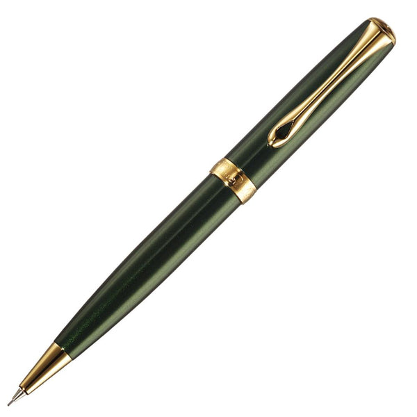 Diplomat, Pencil, Excellence A2, Gold Plated, Evergreen-1