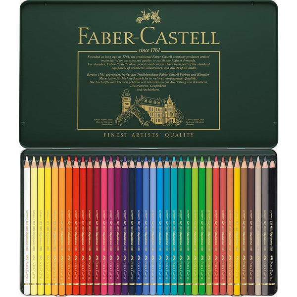 Faber-Castell, Colour Pencil, Polychromos, 36 Pens, Metal Case-2