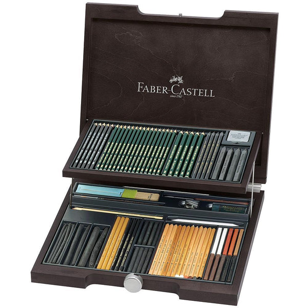 Faber-Castell, Colour Pencil, Pitt, Wooden Case, Pitt Monochrome Assortment-1