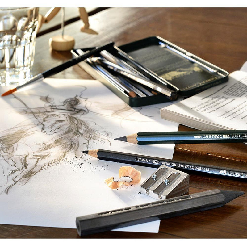 Faber-Castell, Colour Pencil, Pitt, Pitt Graphite, Metal Case, Small-3