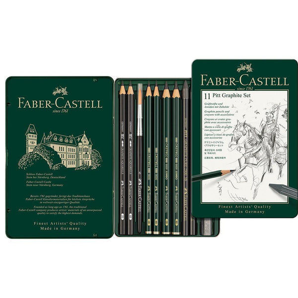 Faber-Castell, Colour Pencil, Pitt, Pitt Graphite, Metal Case, Small-1