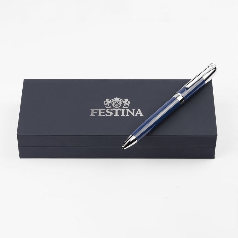 Festina, Ballpoint Pen Classicals Chrome, Blue-6