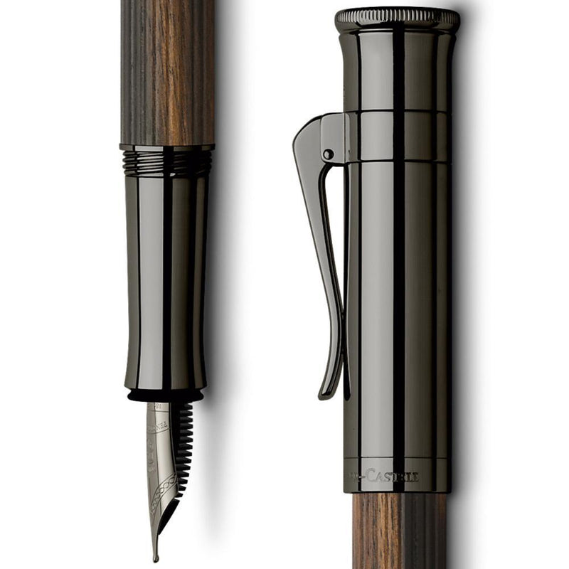 Graf von Faber-Castell, Fountain Pen, Macassar, Dark Brown-3