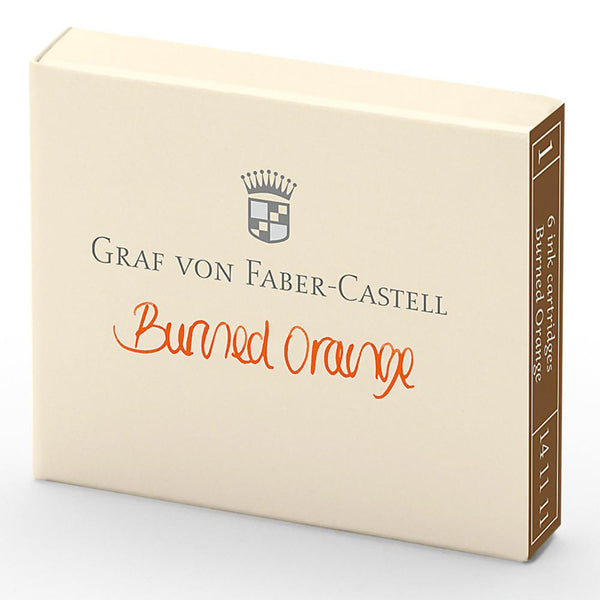Graf von Faber-Castell, Ink Cartridge, 6 Ink Cartridges, Burned Orange-1