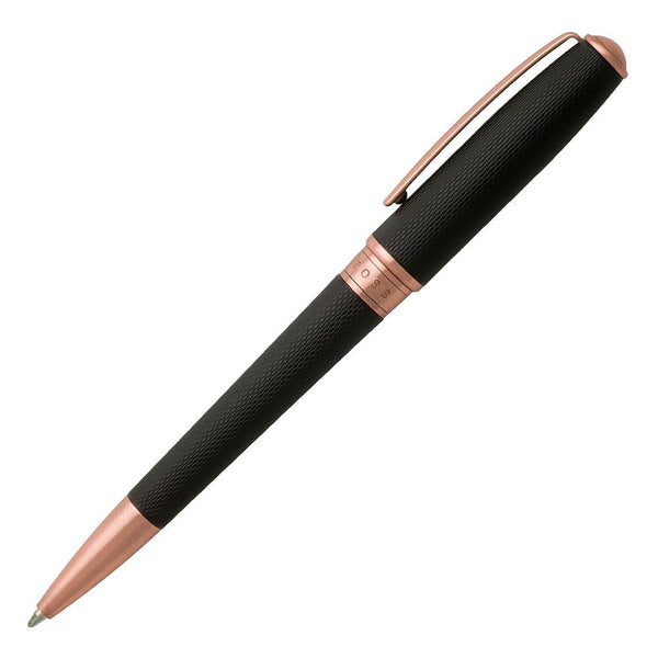 HUGO BOSS, Ballpoint Pen, Essential, Rosegold, Black-2