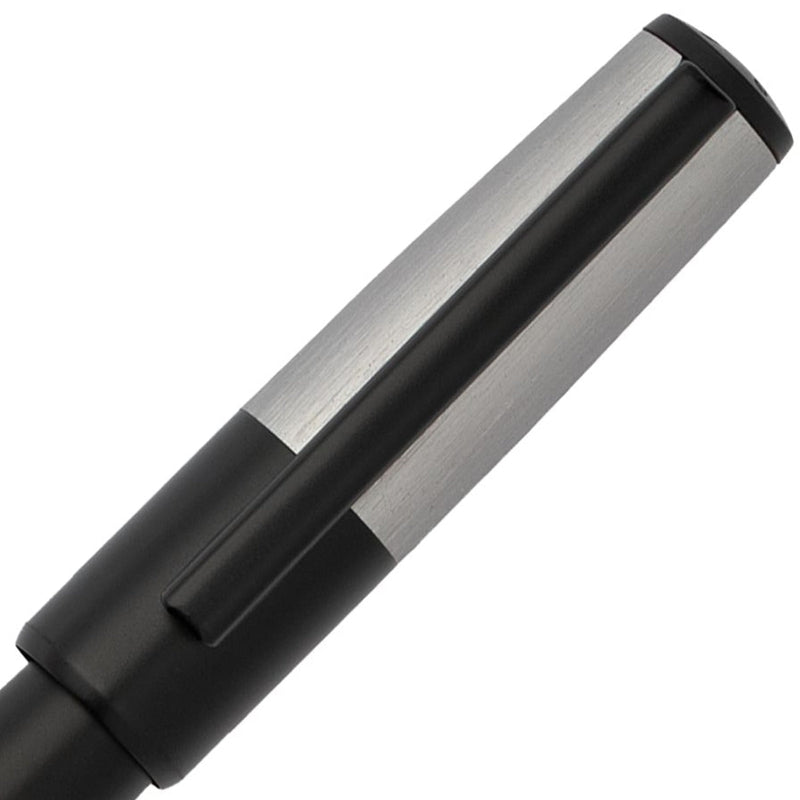 HUGO BOSS, Fountain Pen Gear Minimal, Black & Chrome-3