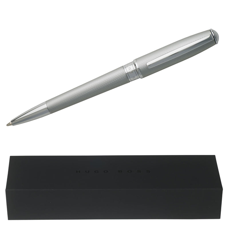 HUGO BOSS, Ballpoint Pen Essential, Chrome-6