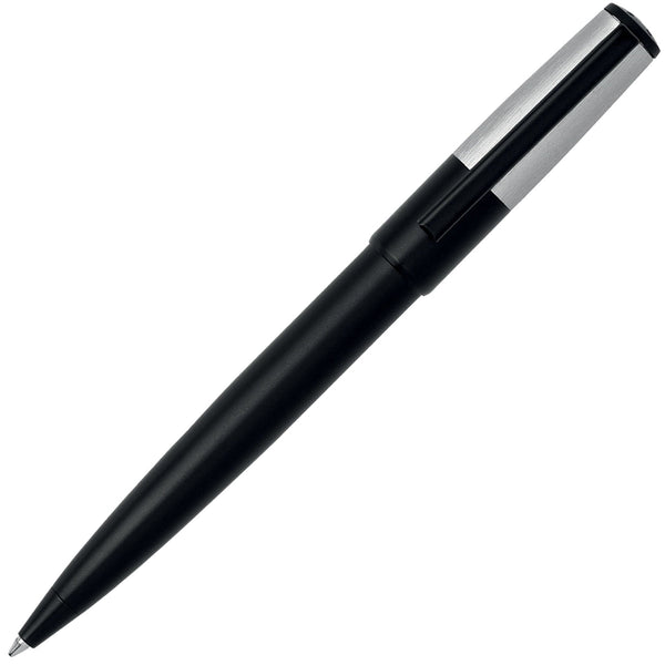 HUGO BOSS, Ballpoint Pen Gear Minimal, Black & Chrome-1