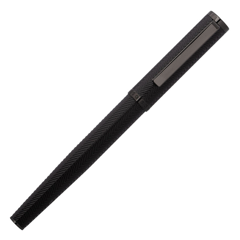 HUGO BOSS, Rollerball Pen Formation Herringbone, Gun-4