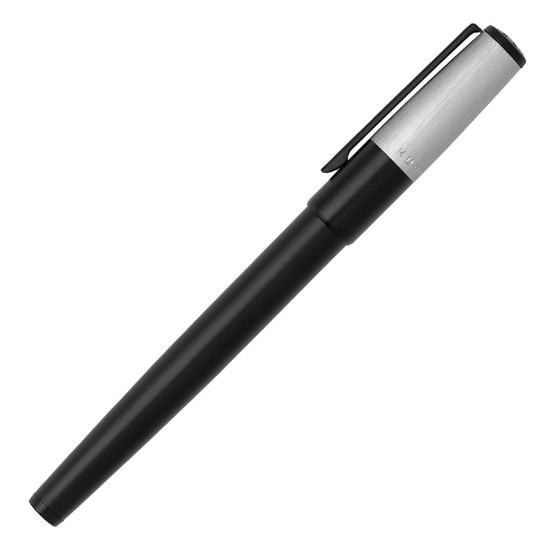 HUGO BOSS, Rollerball Pen Gear Minimal, Black & Chrome-4