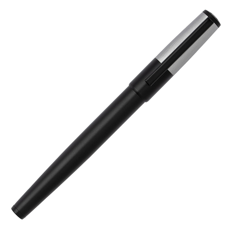 HUGO BOSS, Rollerball Pen Gear Minimal, Black & Chrome-9
