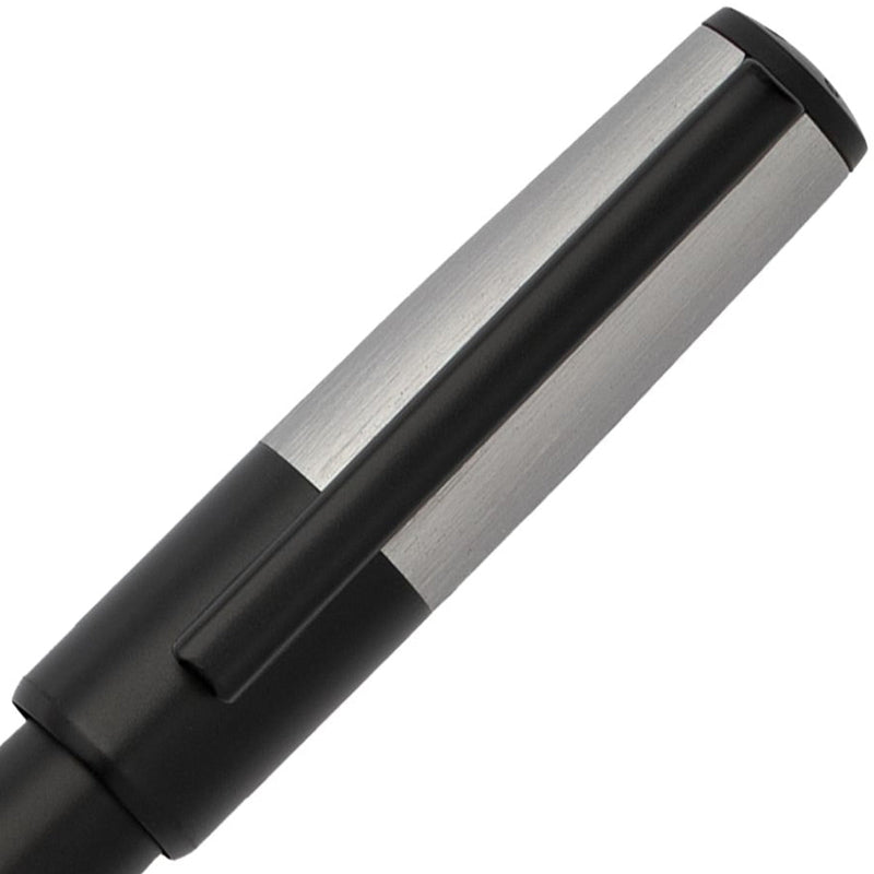 HUGO BOSS, Rollerball Pen Gear Minimal, Black & Chrome-3