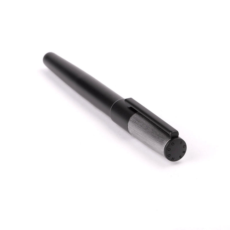HUGO BOSS, Rollerball Pen Gear Minimal, Black & Chrome-5