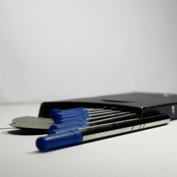 Montegrappa, Ballpoint Pen Refill, 10 Pieces, Refill Large, Medium, Blue-1