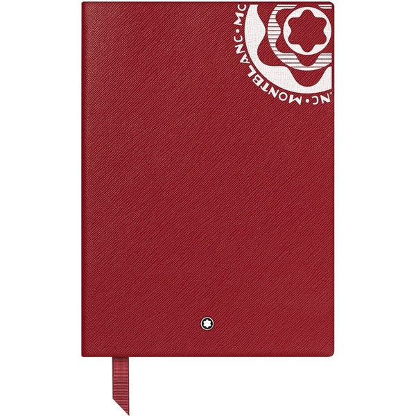 Montblanc, Notebook Kernlinien Vintage Logo, #146 A5 From The Finest Saffiano Leather, Red-1