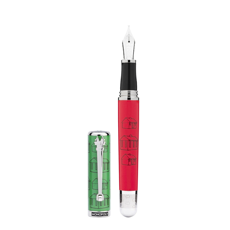 Montegrappa, Fountain Pen Monopoly Players' Collection Landlord, Red Green-4