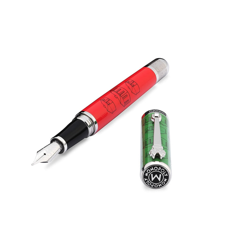 Montegrappa, Fountain Pen Monopoly Players' Collection Landlord, Red Green-7