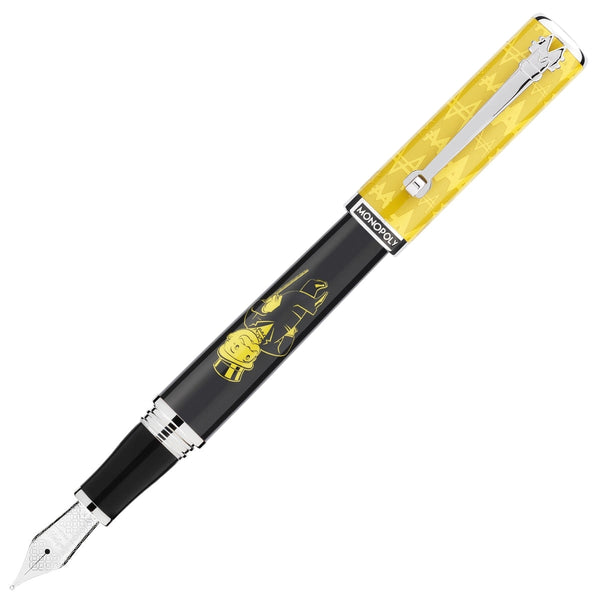 Montegrappa, Fountain Pen Monopoly Players' Collection Tycoon, Black Yellow-1