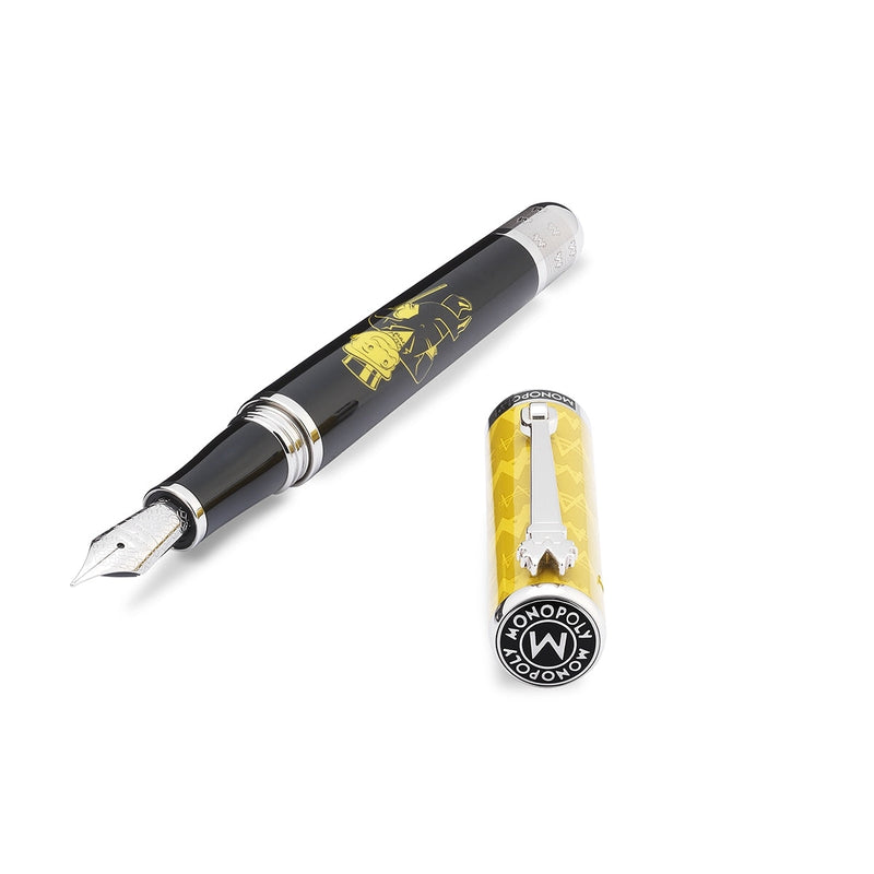 Montegrappa, Fountain Pen Monopoly Players' Collection Tycoon, Black Yellow-7