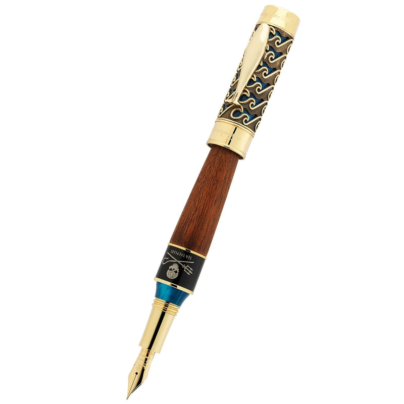 Montegrappa, Fountain Pen Sea Sheperd Victory of the Whale, 18K Nib, Brown-7