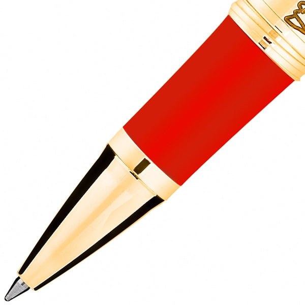 Montegrappa, Rollerball Pen Monopoly Gold Ed., Red-2