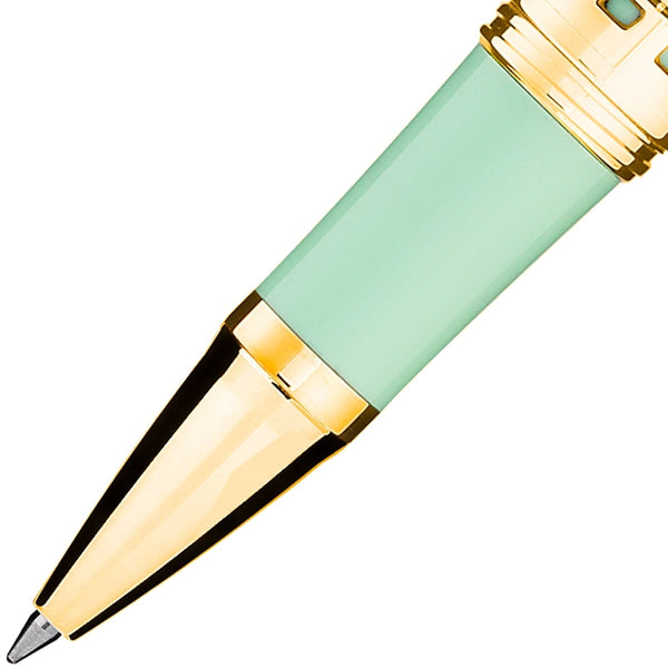 Montegrappa, Rollerball Pen Monopoly Gold Editon, Turquoise-2
