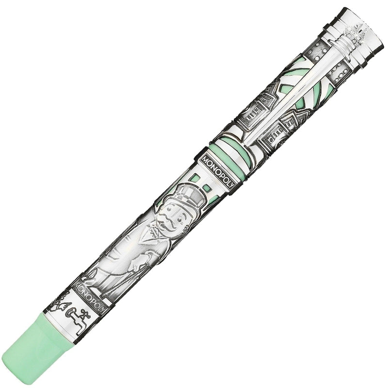Montegrappa, Rollerball Pen Monopoly Silver Ed., Turquoise-7