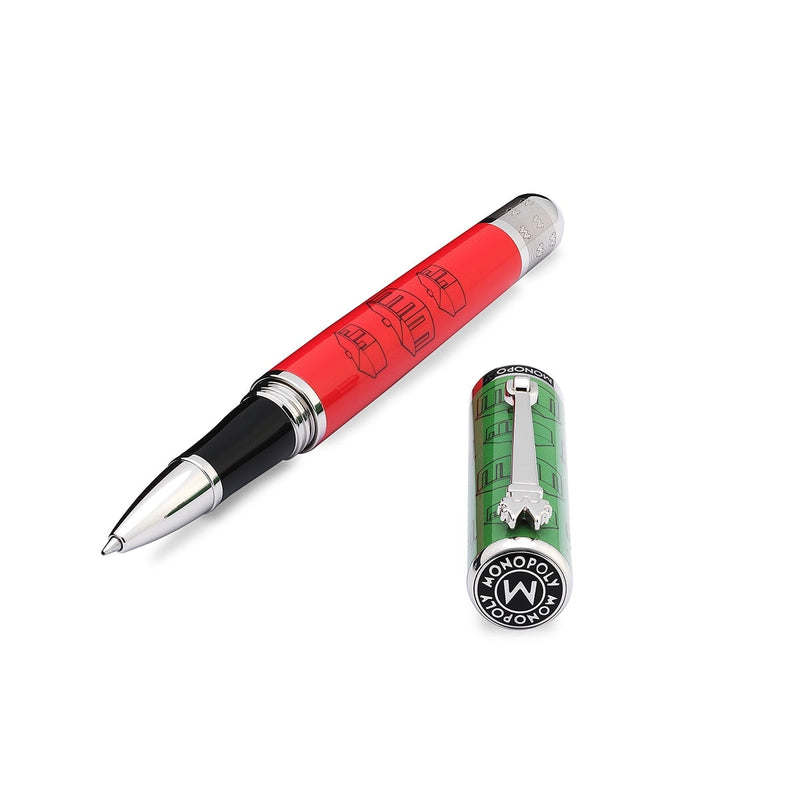 Montegrappa, Rollerball Pen Monopoly Players' Collection Landlord, Red Green-7