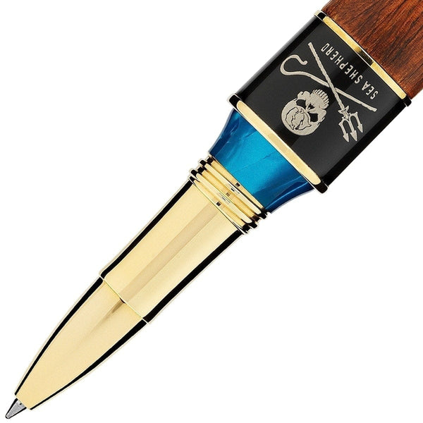 Montegrappa, Rollerball Pen Sea Sheperd Victory of the Whale, Brown-2