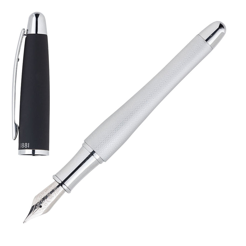 Cerruti 1881 Fountain Pen Oat Chrome