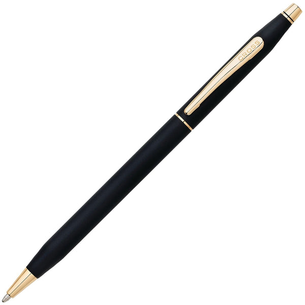 Cross, Ballpoint Pen, Classic Century, 23Kt Gold, Black-1