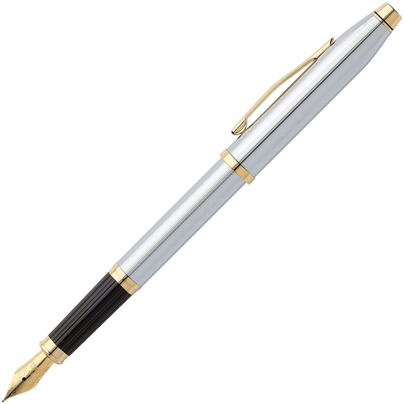 Cross, Fountain Pen, Classic Century II, 23Kt Gold, Silver-4