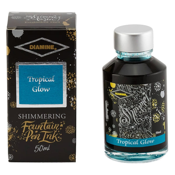 Diamine, Ink Bottle, Shimmering Collection, Tropical Glow-1