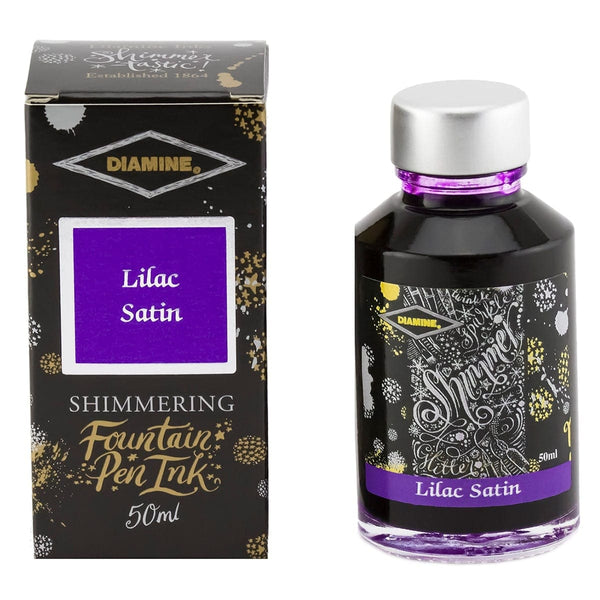 Diamine, Ink Bottle, Shimmering Collection, Lilac Satin-1