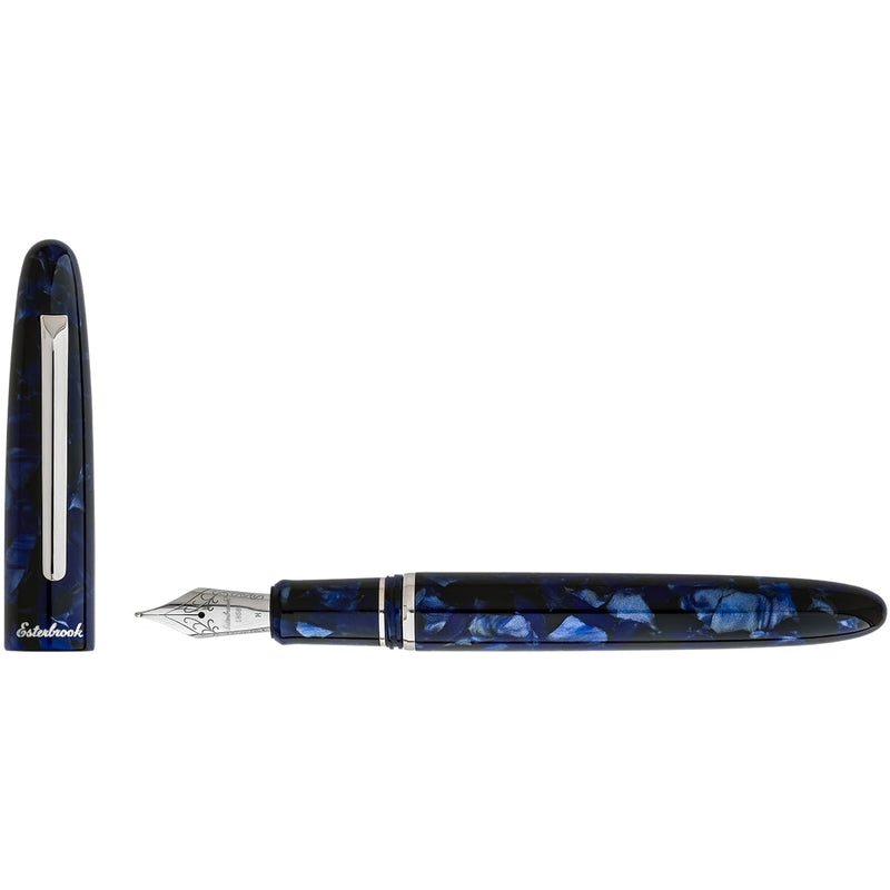 Esterbrook, Fountain Pen, Estie, Chrome, Dark Blue-5