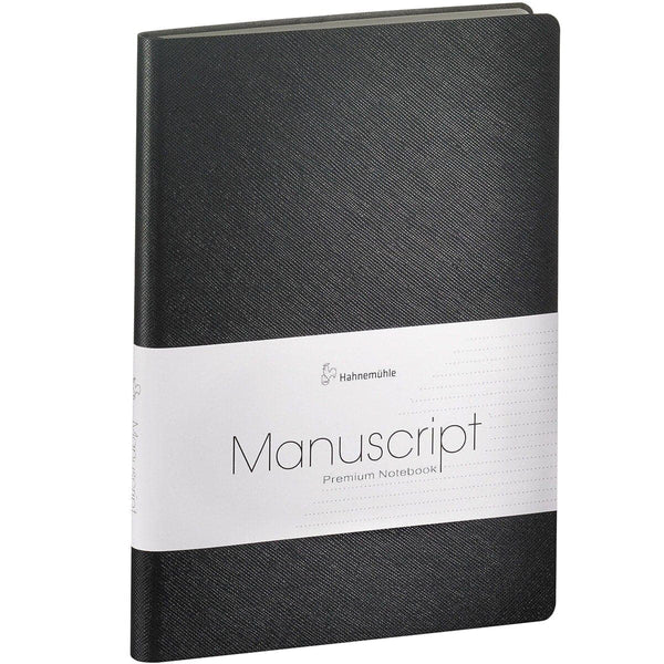 Hahnemuehle, Notebook Manuscript, Saffiano embossing A5, Black-1