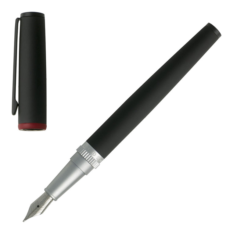 HUGO BOSS, Fountain Pen, Gear, Black-4