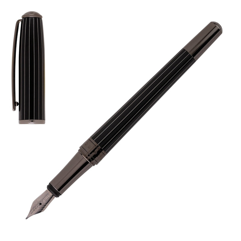 HUGO BOSS, Fountain Pen, Essential, Black-4