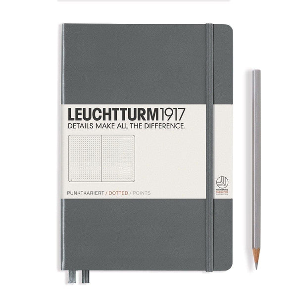 Leuchtturm 1917, Notebook, Hardcover, Dotted, A5, Anthracite-1