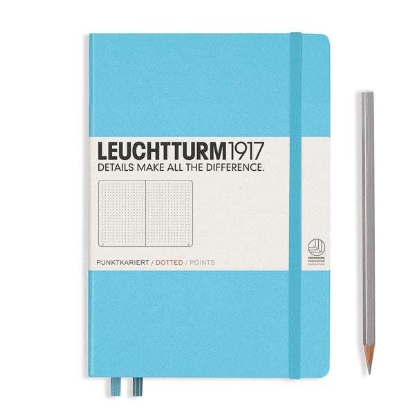 Leuchtturm 1917, Notebook, Hardcover, Dotted, A5, Ice Blue-1