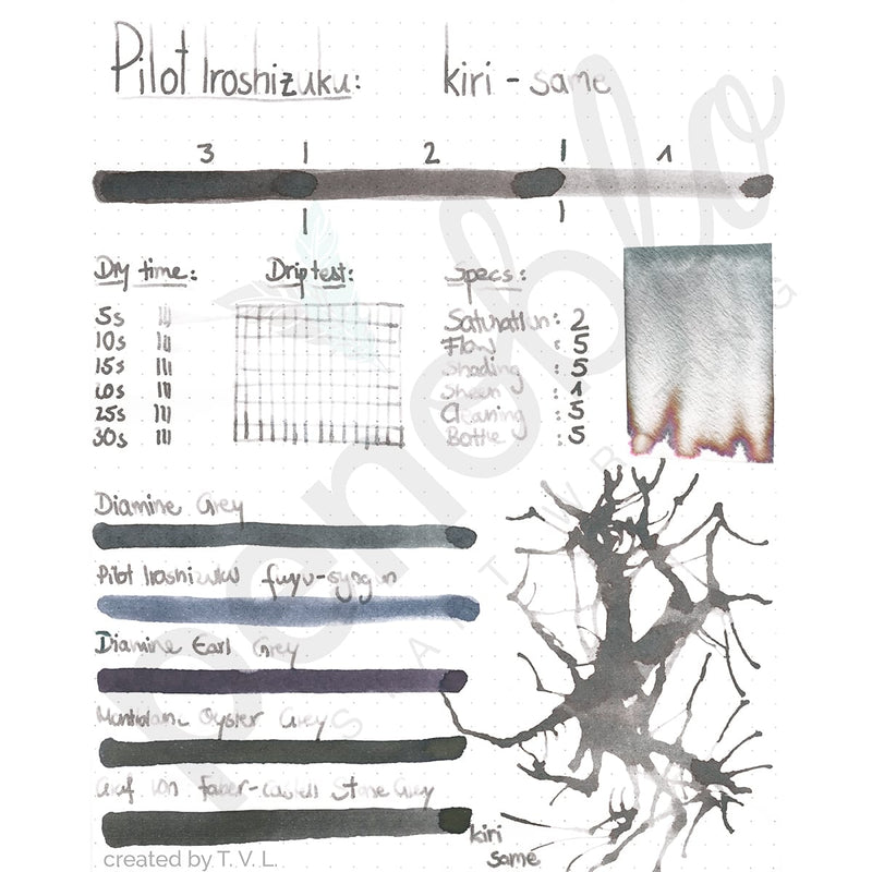 Pilot, Ink Bottle, Iroshizuku 50 ml, Kiri-Same-2