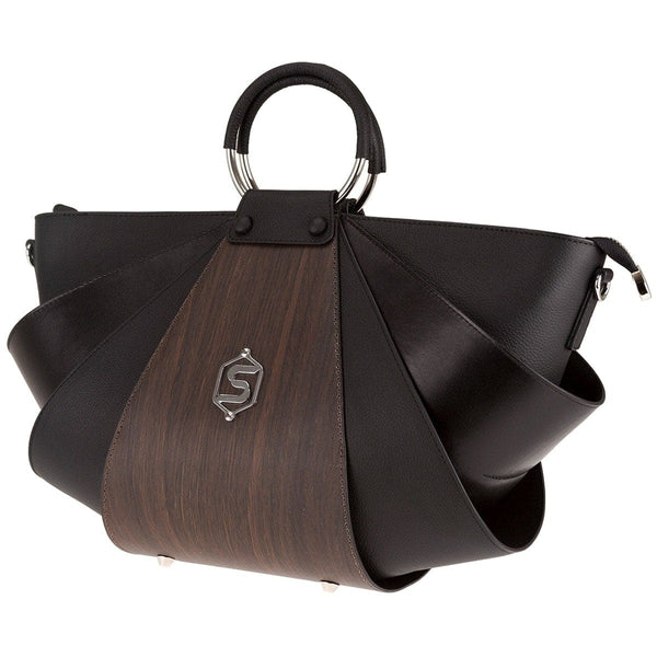 Sebastian Sturm, Ladies' Bag, AMY, Bag, Smoked Smooth / Texture, Black-2