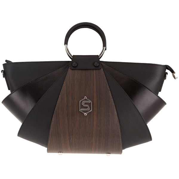 Sebastian Sturm, Ladies' Bag, AMY, Bag, Smoked Smooth / Texture, Black-4