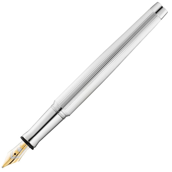 Waldmann, Fountain Pen, Tango, Line design, 18KT Nib, Silver-1