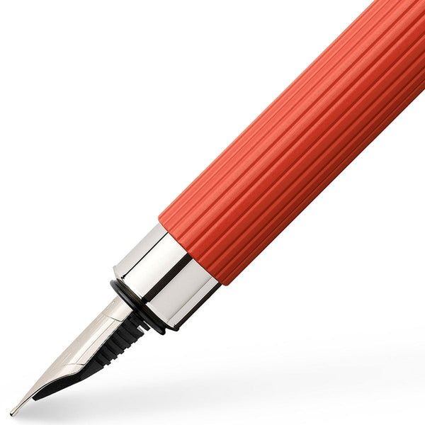 Graf von Faber-Castell, Fountain Pen Tamitio, Incl. Converter Incl. Gift Wrapping, India Red-2