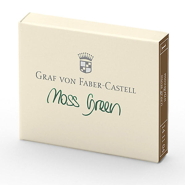 Graf von Faber-Castell, Ink Cartridge, 6 Ink Cartridges, Moss Green-1