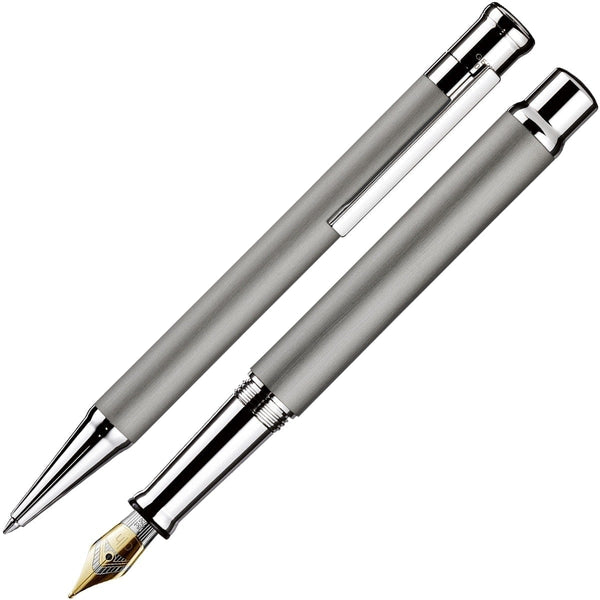 Otto Hutt, Pen Set Design 04 Harmony, Fountain Pen / Ballpoint Pen, 18K Nib, Grey-1